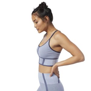 Reebok Nature X Low-Impact Seamless Bh Damen - HellBlau - DE 482-WRT